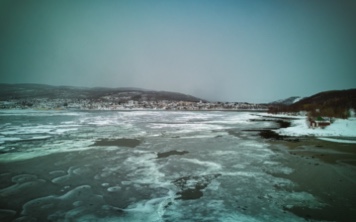 Sagfjorden Vinter