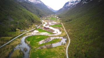 Spansdalen View from above.