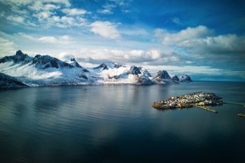 Husøy in Senja County, North Norway
