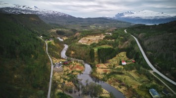 Spansdalen View from above.