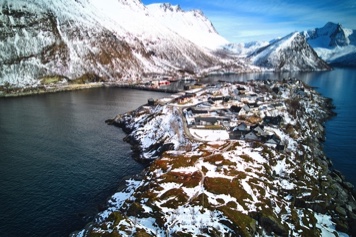 Husøy in Senja County, North Norway
