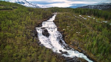 Gratangen Storfossen.