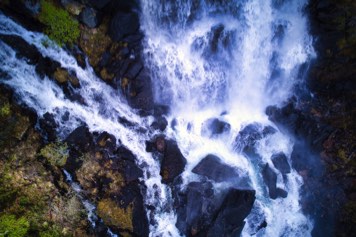 Bardu, Waterfall, mountains