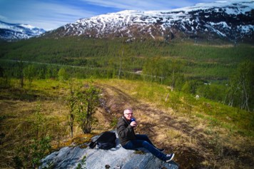 Bardu, Waterfall, mountains, Coffe Break :)