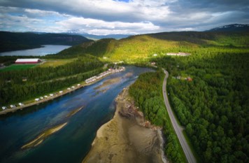 Elvelund Camping in Salangen Norway