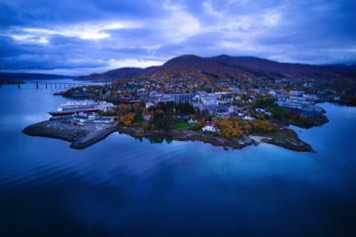 Finnsnes - Hurtigrututen Otto Sverdrup - Autumn