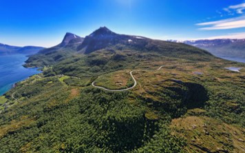 Andørja Mountain Road view