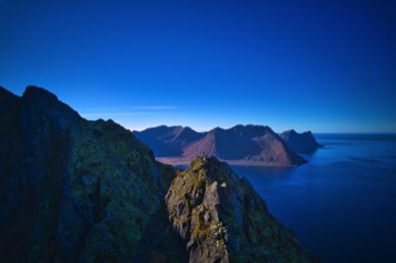 Hamn in Senja County, Mountain Hike Norway