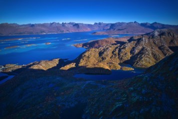 Hamn in Senja County, Mountain Hike Norway