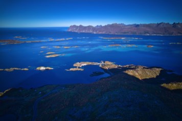 Hamn in Senja County, Mountain Hike Norway