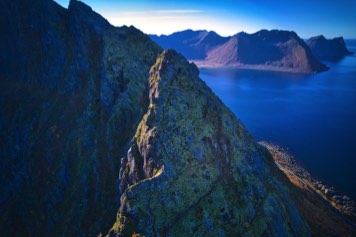 Hamn in Senja County, Mountain Hike Norway