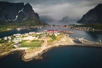 Lofoten Islands - Reine Fotball Field  
