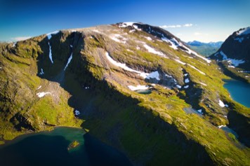 Sommerset vannet utsikt Lifjellet