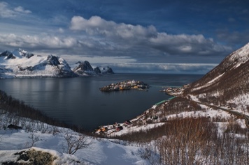 Husøy in Senja County, North Norway

